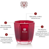 Decorative Scented Candle Tormalina - Melograno 200G Home Fragrance, Made In Italy