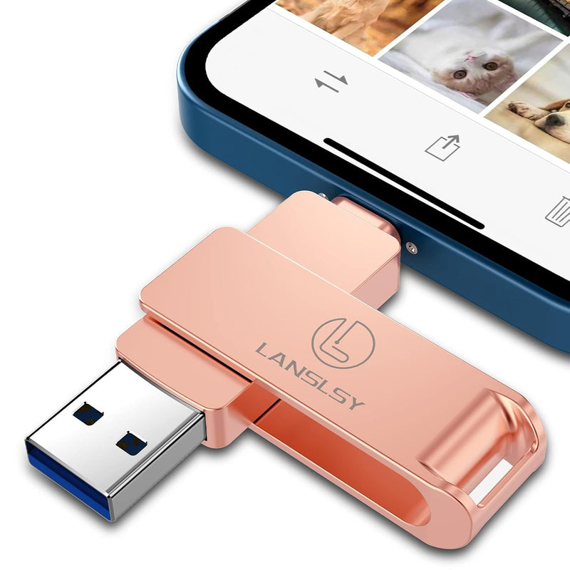 Flash Drive For Phone Photo Stick,Phone Flash Drive 256Gb Usb 3.0 External Sto