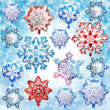 16Pcs Winter Snowflake Foil Balloons for Birthday Wedding Christmas Party