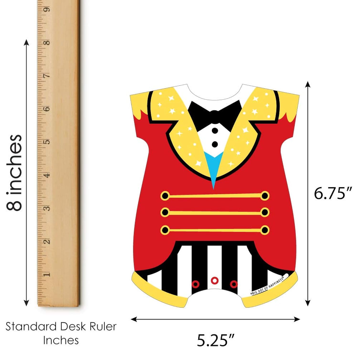 Big Dot of Happiness Carnival - Step Right Up Circus - Picture Bingo Cards and Markers - Carnival Themed Baby Shower Shaped Bingo Game - Set of 18