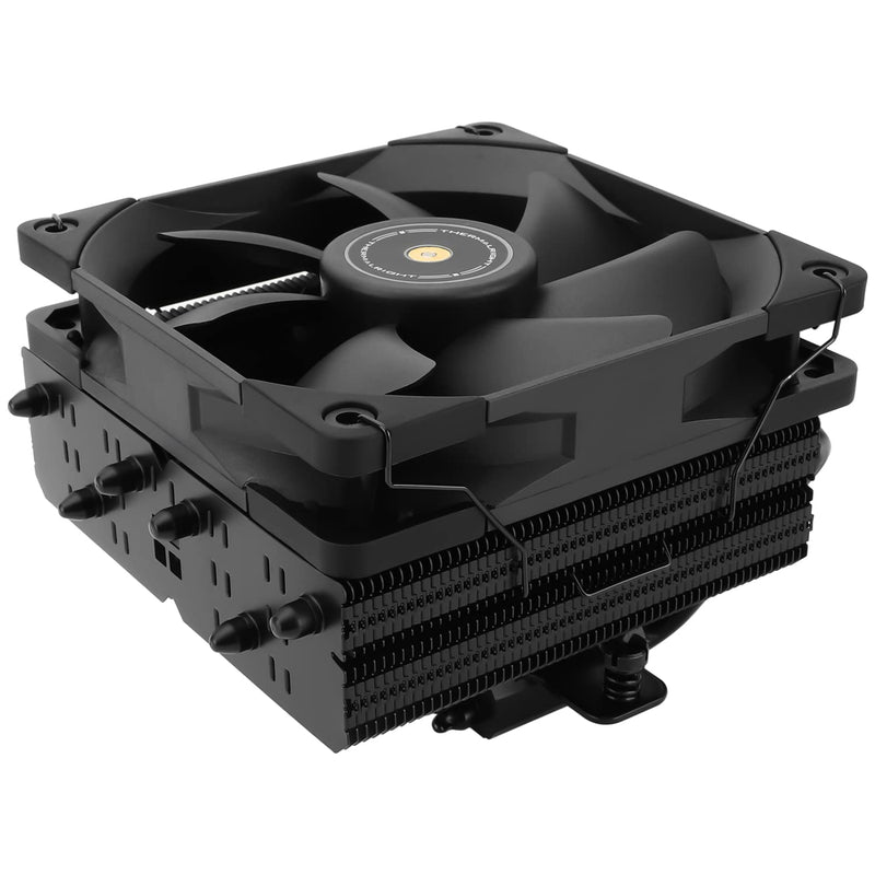 Thermalright SI-100 Black CPU Air Cooler, 6×6mm Heat Pipes, TL-E12B PWM Quiet