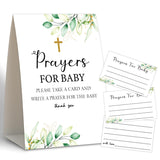 Eucalyptus For Shower,Prayers For Baby,Prayer Cards For Baby Shower,Baby Bible,Baby Shower Games,Pregnancy Prayer Cards,Baby Shower Guest Book,Christian Bible,50 Prayer Cards & 1 Sign -2