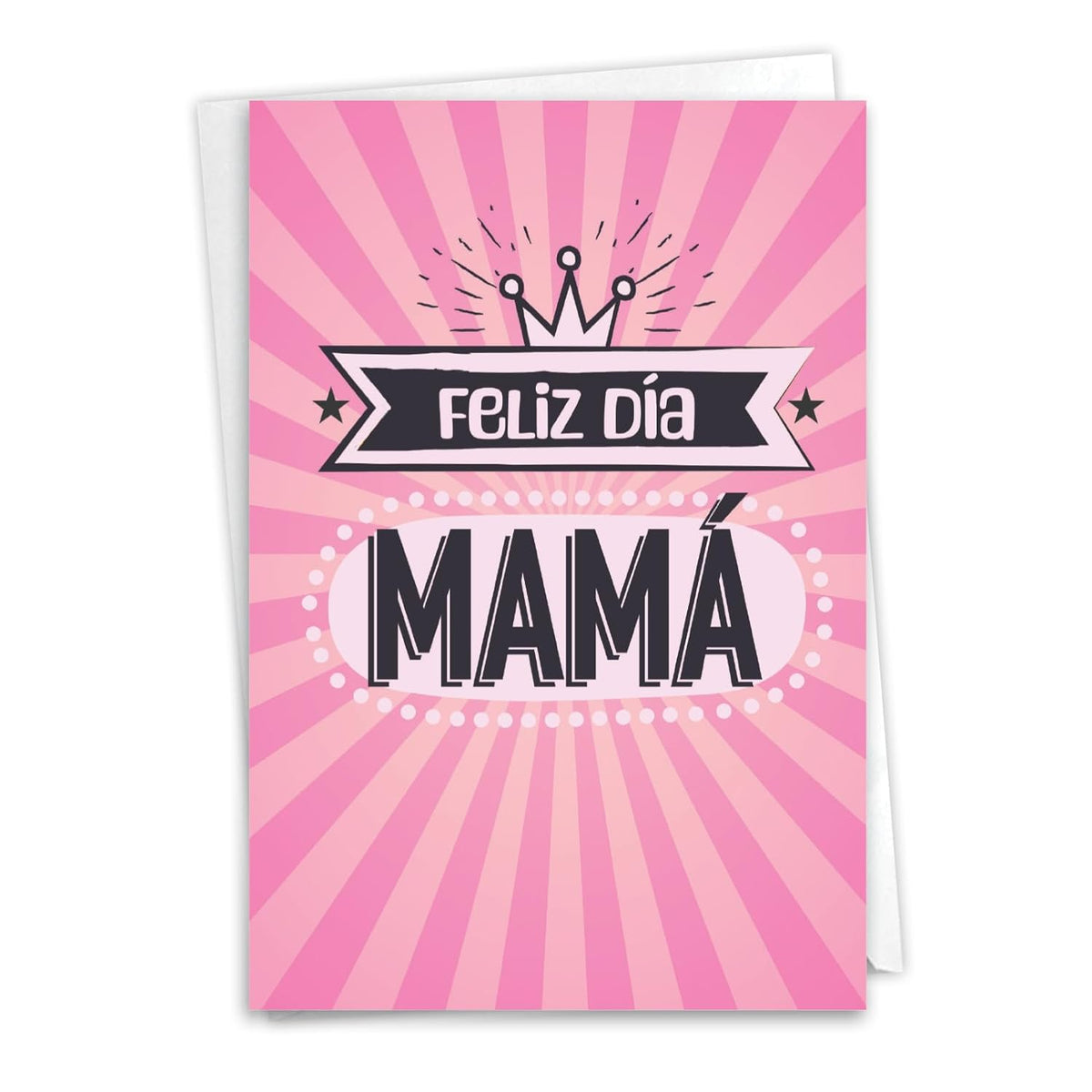 Funny Spanish Mother'S Day Greeting Card With 5 X 7 Inch Envelope For Women (1 Card) Mom Spanish Mom'S Day C8396Mdg-Sl