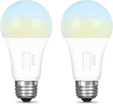 Electric A19 LED Light Bulb 60W Equivalent 5CCT Selectable 2 Pack