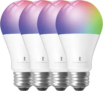 Smart A19 LED Light Bulb ZL1 RGB 800 Lumens 4 Pack