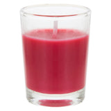 12 Pcs Unscented Glass Red Container Candle, Mini Party Light 5 Hour Burn Time 1.5 Inch X 1.75 Inch, Home Décor, Wedding Receptions, Occasions, Events, Festivities, Meditations, Prayers
