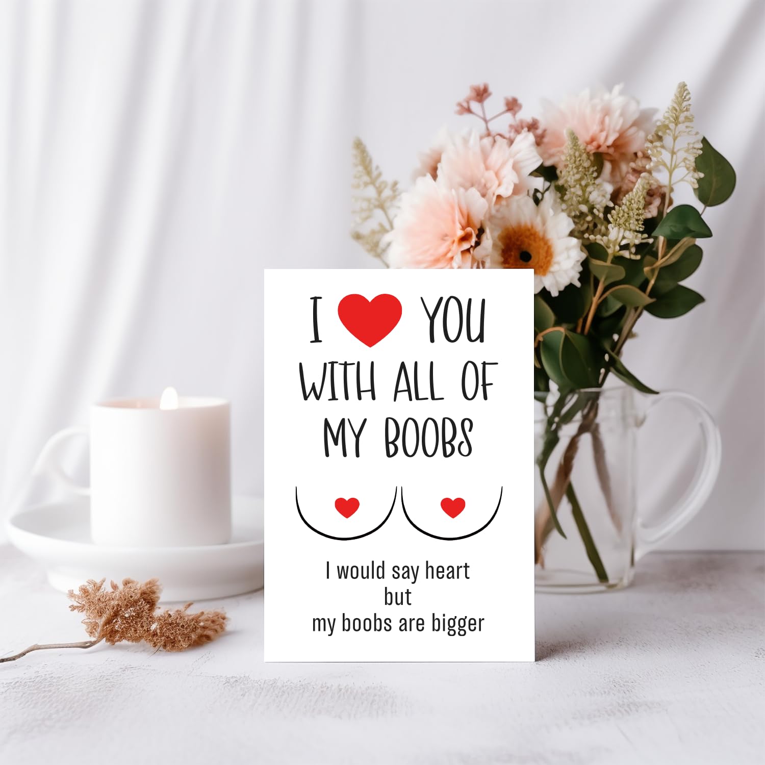 Naughty Valentine'S Day Card From Wife Girlfriend Fiancee, Humorous Valentine Day Card For Husband Boyfriend Fiance, Funny Valentine'S Day Cards For Men, Ideal Adult Valentines Day Cards Gift Him