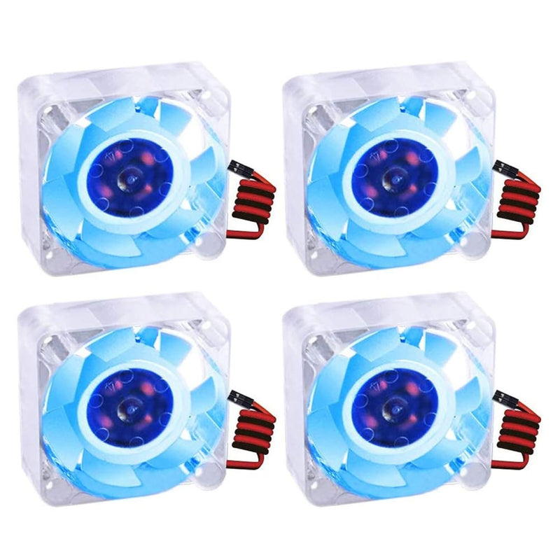 4Pcs Raspberry Pi 4 Quiet Fan, Raspberry Pi Cooling Fan 40X40X10Mm 4010 Fan Dc