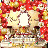 Be Our Guest Party Decoration Banner, Beauty And The Beast Birthday Party Balloon Garland Arch Red And Gold For Bachelorete Party Baby Shower Wedding Engagement Party Housewarming Decorations