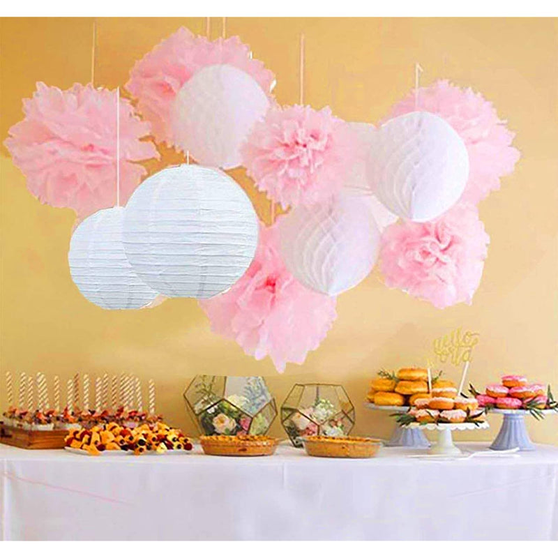 Baby Shower Decorations/Valentines Day Decor Pink Barbie Theme Birthda