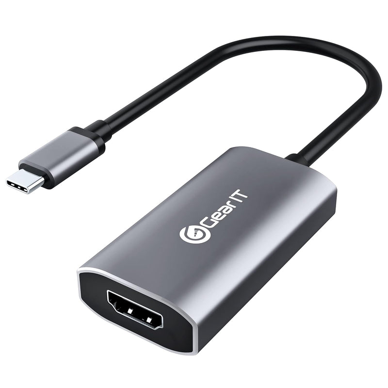 GearIT USB-C to HDMI 2.1 8K HDR Adapter, 8K@60Hz or 4K@120Hz DP Alt Mode, Type