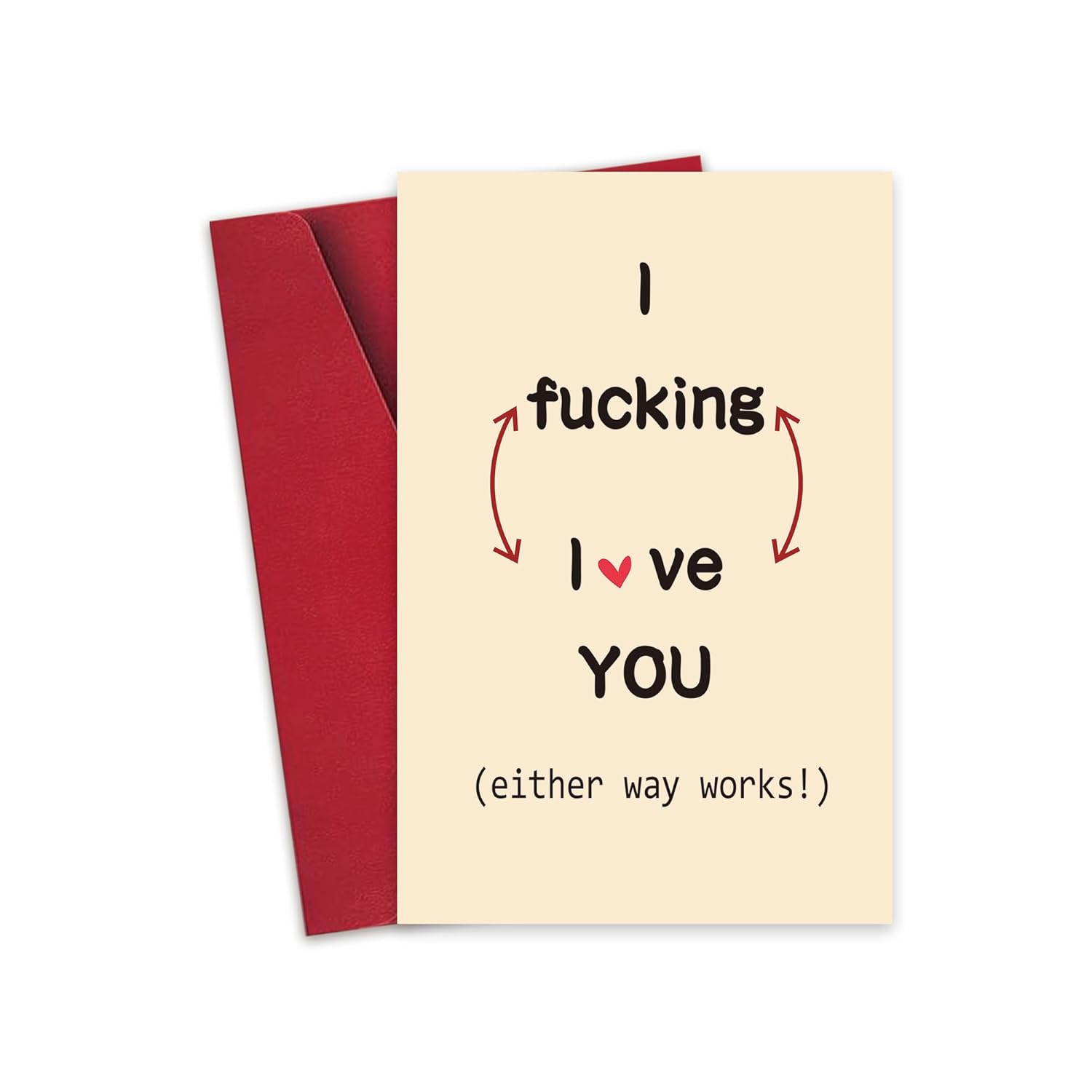 Naughty Anniversary Card For Him Her, Sexy Birthday Card For Boyfriend Girlfriend, Dirty Valentine'S Day Card For Men, Adult Humor Raunchy Card