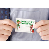 What'S Your Elf Name Game, 1 Elf Theme Sign And 50 Name Tag Stickers, Christmas Party Games, Birthday Game And Adult Parties, Activity Game For Office Or Class | Jrkp041L
