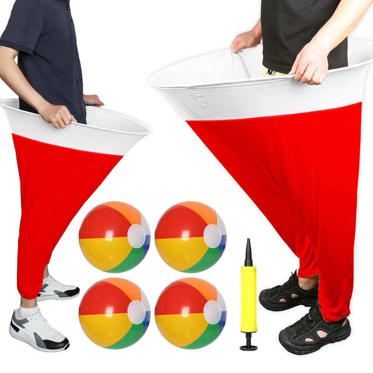 2Pcs Granny Pants Yard Game - Hilarious Outdoor Party Game For Adult Team Party - Team Relay Reunion Games For Bbq, Beach, Camping, Or Backyard Fun