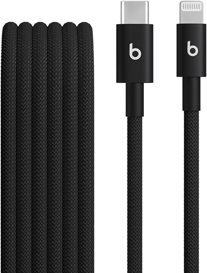 5FT USB C to Lightning Woven Fast Charging Cable Durable Tangle Free Black