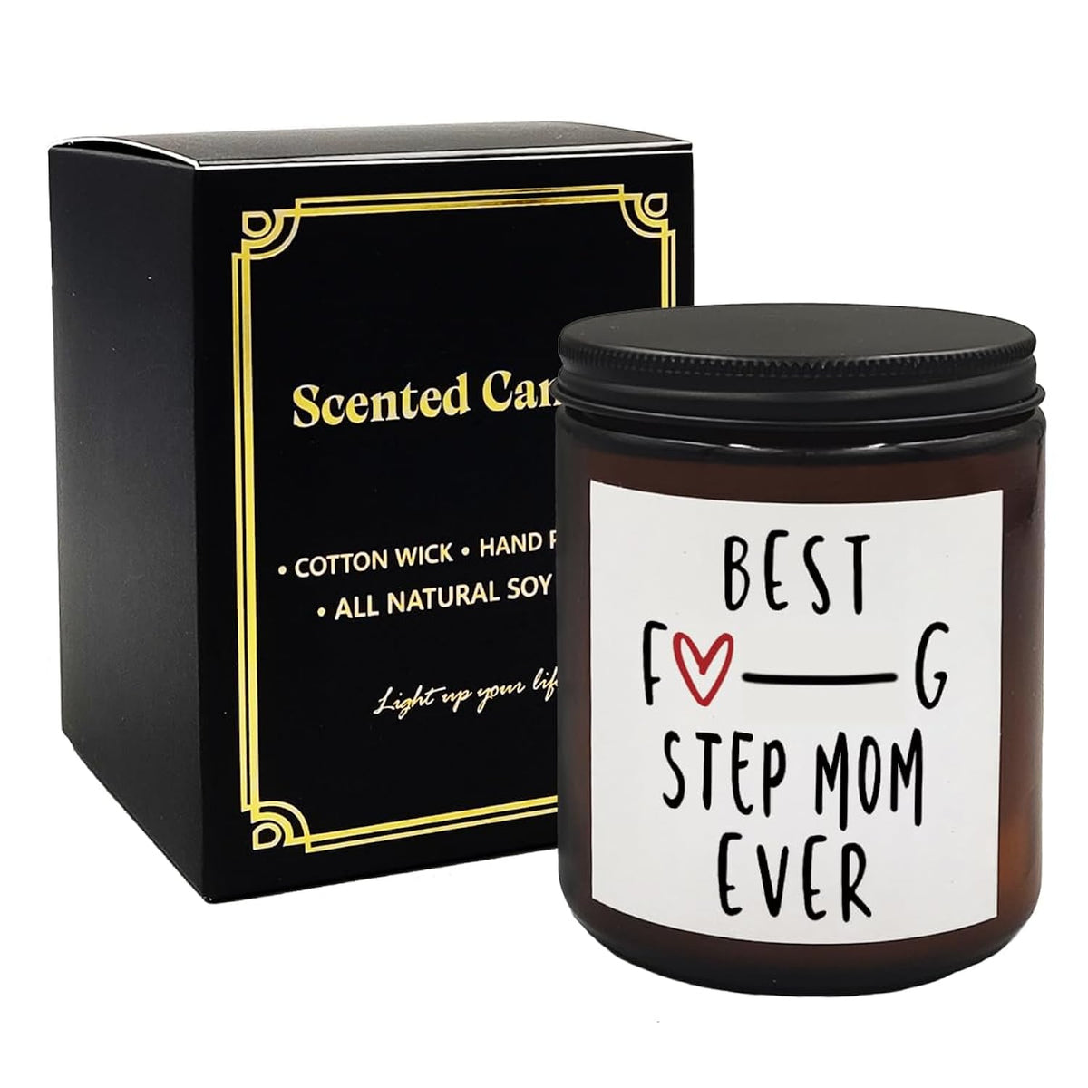 Step Mom Gifts Scented Candles, Gifts For Step Mom, Step Mom Gifts From Daughter, Step Mom Gift Ideas, Step Mom Mother'S Day Gifts, Best Step Mom Ever Gifts Candle