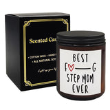 Step Mom Gifts Scented Candles, Gifts For Step Mom, Step Mom Gifts From Daughter, Step Mom Gift Ideas, Step Mom Mother'S Day Gifts, Best Step Mom Ever Gifts Candle