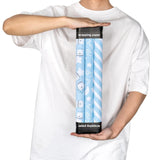 Wrapping Paper Rolls For Baby Shower, Birthday - Mini Roll - 17 Inches X 10 Feet Per Roll, Total Of 3 Rolls, Baby Boy