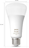 A21 Smart LED Bulb 4 Pack 100W Equivalent 1600LM Color Changing E26 Hue Compatible