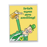 - Jumbo St Patrick'S Day Card (8.5 X 11 Inch) - Funny Notecard For Saint Pattys Day, Adult Humor - Irish Eyes Are Smiling J4469