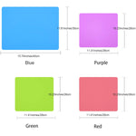 4 Pack Silicone Mats For Crafts, Silicone Sheet For Crafts Resin Jewelry Casting Mat Pad, Waterproof Nonstick Heat-Resistant, Blue, Pink, Purple, Green (15.7'' X 11.8'' & 11.6'' X 8.3'')