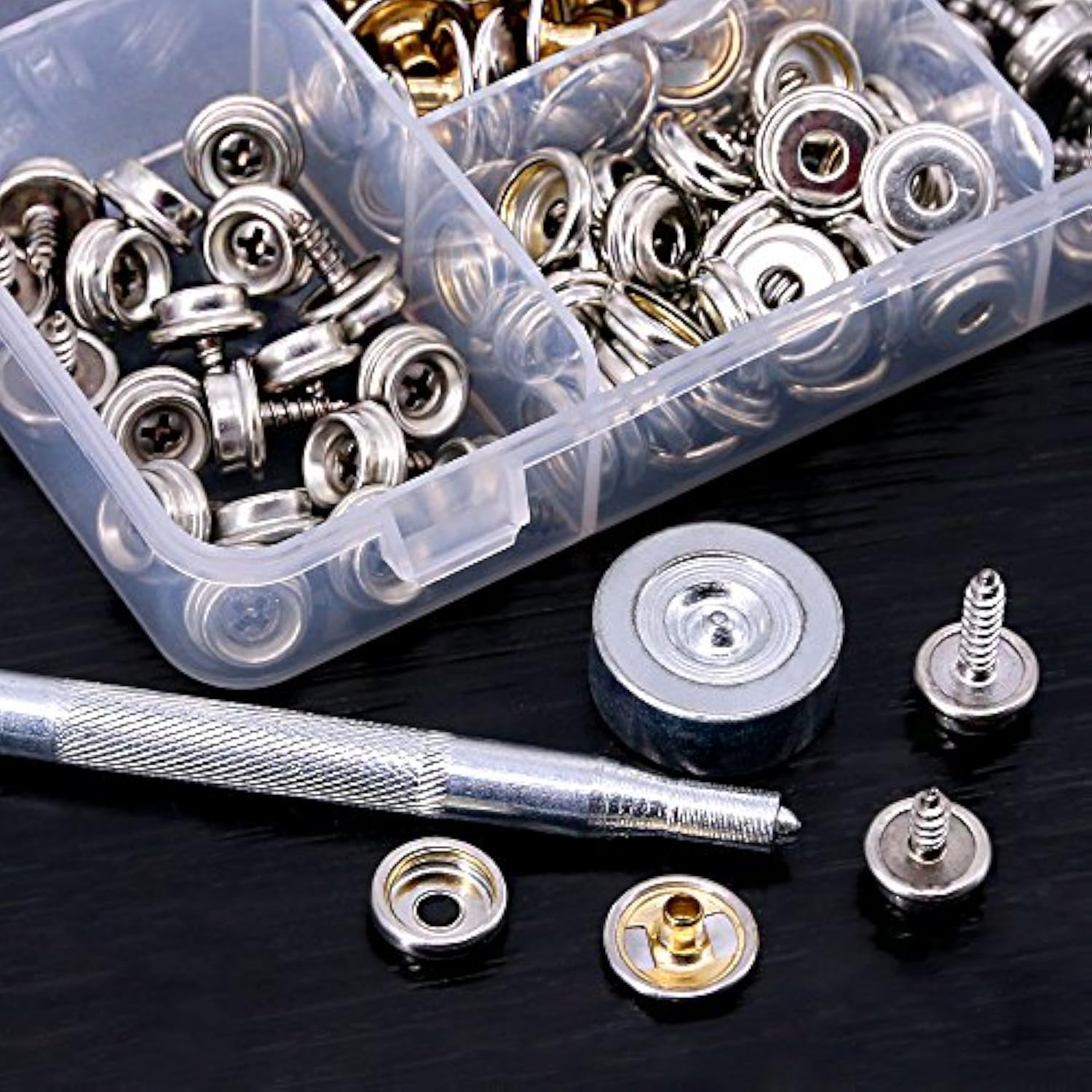 120-Pieces Stainless Steel Marine Grade Canvas And Upholstery Boat Cov