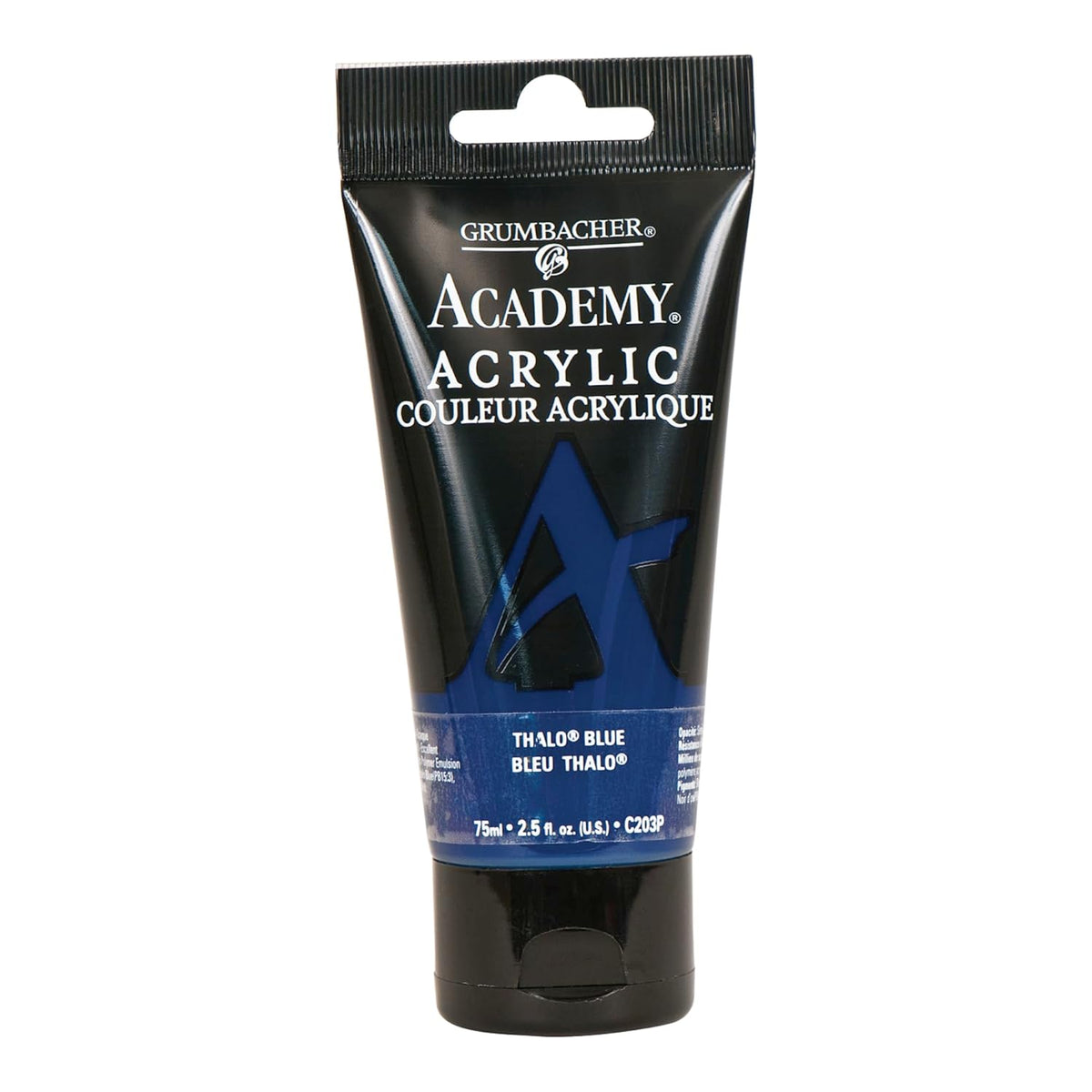 GRUMBACHER Academy Acrylic Paint Thalo Blue, Size: 254 oz (C203P)