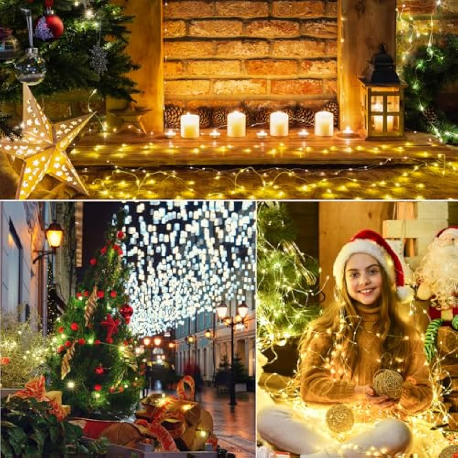 100 Led 33Ft Fairy Lights Battery Operated With Remote, Mini Starry String Lights,Multi Functions & Timer, Twinkle Light