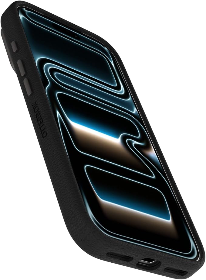 iPhone 18 Pro and iPhone 17 Pro Symmetry Series Cactus Leather Case Black Protective Cover