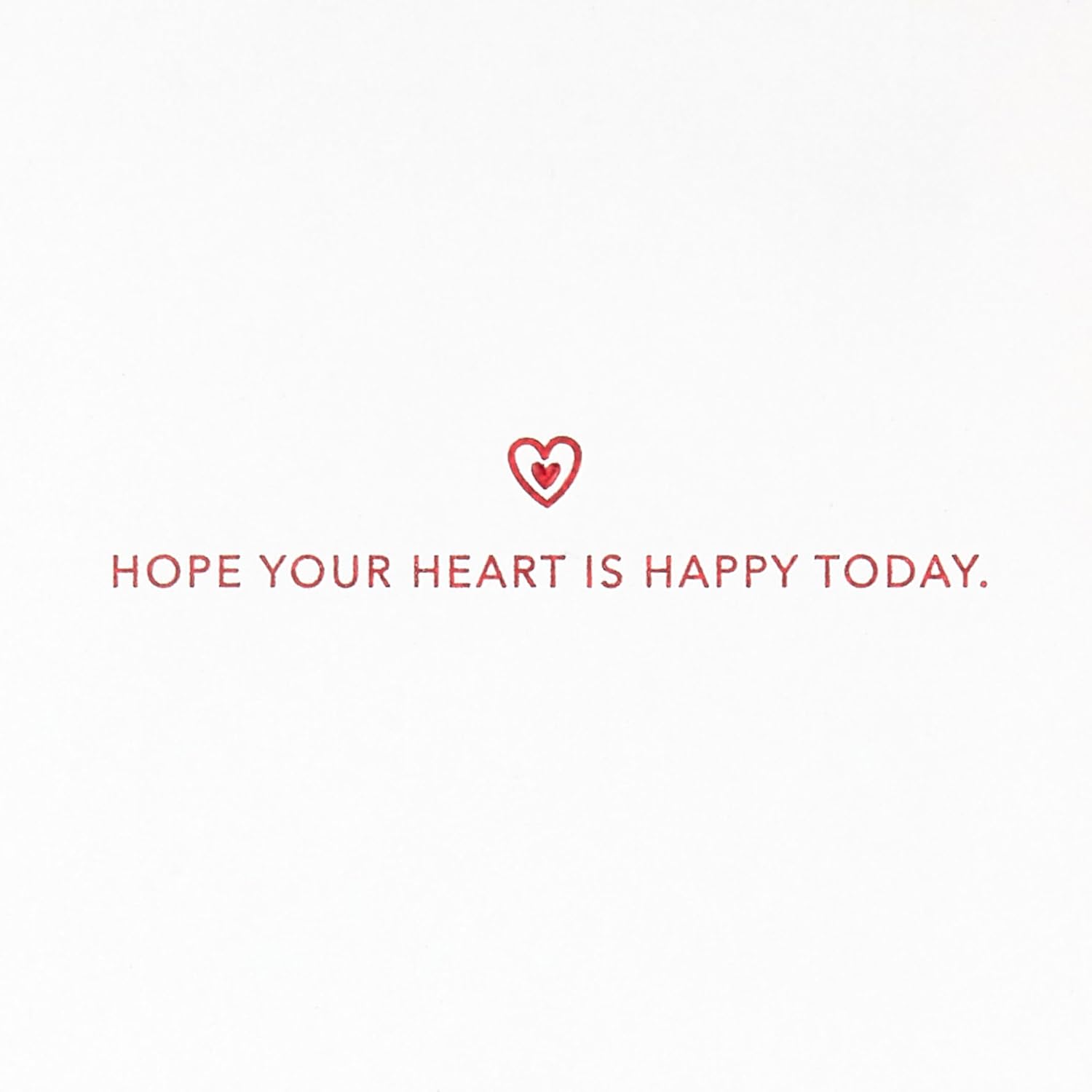 Hallmark Valentines Day Card (Happy Heart)