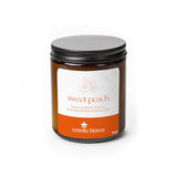 Sweet Peach Scented Candle 9Oz – Long Burning Soy Wax Candle With 36 Hour Burn Time, Aromatherapy Candle For Stress Relief, Relaxation, Home Decor, Gifts For Women And Men