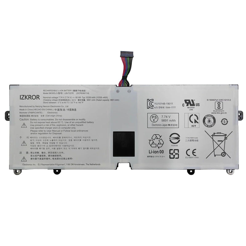 Lbv7227E 80Wh 10336Mah Battery Replacement For Lg Gram 14Z980 15Z980 17Z990 15