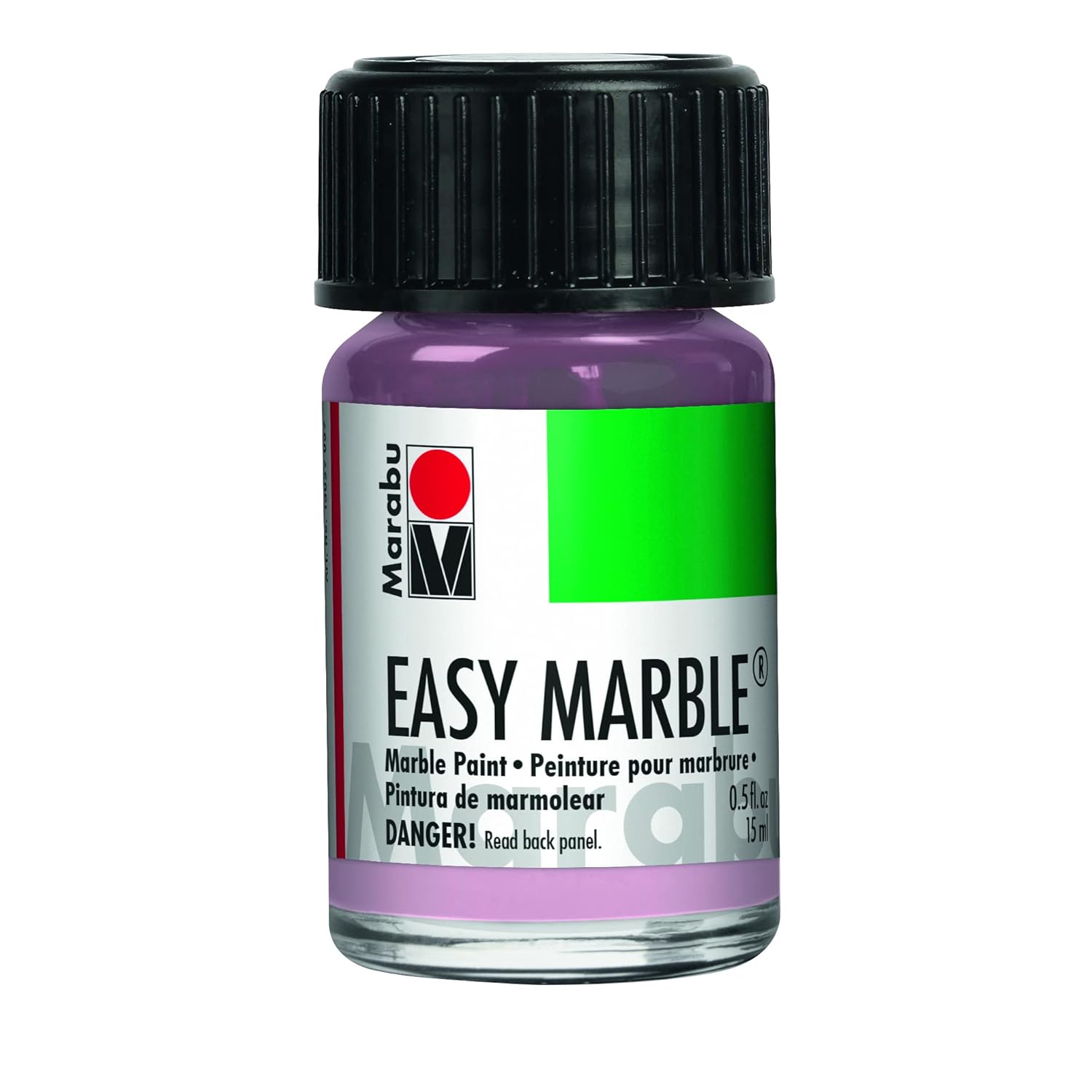 Marabu Easy Marble Paint - Antique Pink - Craft Timeless Masterpieces with the Soft Charm and Graceful Beauty of This Delicate Color - 15ml