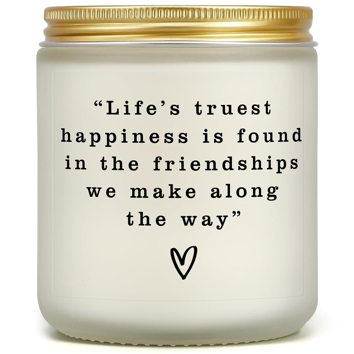 Friendship Gifts For Women - Friends Themed Gift For Friends, Bff, Bestie, Coworkers, Sister, Friendship Candle For Birthday Christmas Anniversary, Going Away Present For Women Friends, Work Bestie