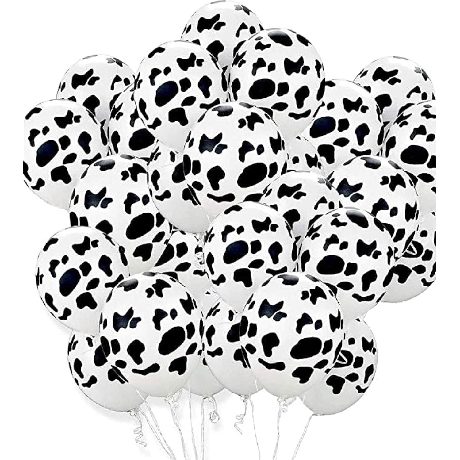 25 Pcs Cow Balloons Funny Cow Print Balloons For Cowboy Party Western Cowboy Theme Birthday Party Favor Supplies Decorations