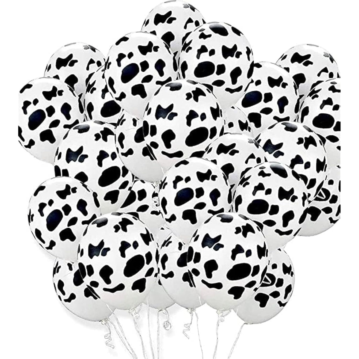 25 Pcs Cow Balloons Funny Cow Print Balloons For Cowboy Party Western Cowboy Theme Birthday Party Favor Supplies Decorations