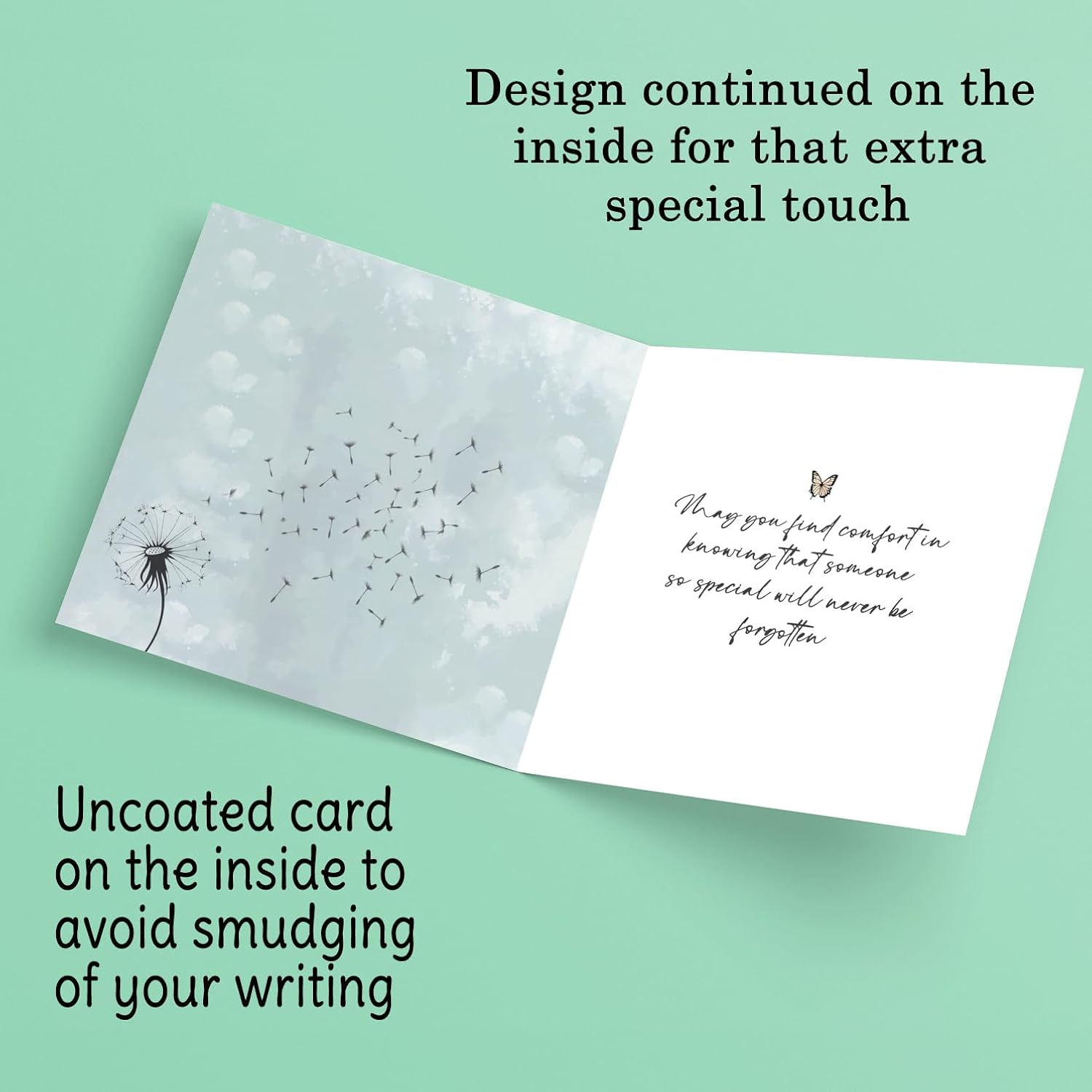 Sympathy Cards - Deepest Sympathy Sad Loss Of Your Grandmother Card - Sorry Mourning Bereavement Cards For Adults, 145Mm Condolences Thinking Of You Card