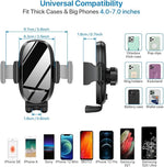 Upgraded Cup Phone Holder, Adjustable Mount for All 4.0-7.0 inch Smartphones