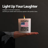 This Candle Belongs To An Awesome New American Citizen Citizenship Gifts For Family Friends American Flag Scented Candles Home Office Jar Candles Lavender Scent Soy Wax Candles 9.5 Oz