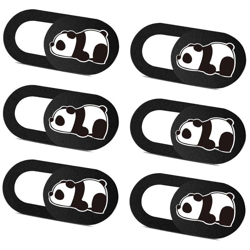 Webcam Cover Slide Ultra Thin - Cute Panda Web Camera Cover Fits Laptop,Tablet