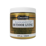 Decoart Metallcs8ozGold Americana Outdoor Living Metallics 8ozGold