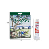 Two Seasons Watercolors 18Pc X 12Ml Tubes, Signature Pastel Watercolour Paints