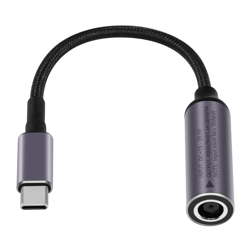 Pd Dc 7.4Mm X 5.0Mm Female(7.4Mm X 0.6Mm) Input To Usb Type C Male Power Charg