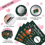 50 Pcs Merry Christmas Scratch Off Game Cards, Funny Christmas Themed Scratch Cards For Lottery Group Games Activity, Birthday Party Supplies, Raffle Tickets For Enterprises Activity