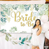 , Green Bride To Be Banner - Xtralarge, 72X44 Inch | Sage Green Brides To Be Sign For Bridal Shower Decorations | Wedding Shower Decorations | Bridal Shower Backdrop | Bride To Be Decorations