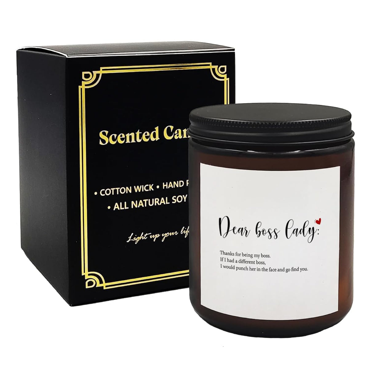 Boss Lady Candle, Boss Lady Gifts For Women, Bosses Day Gifts For Women, Gifts For Female Boss, Best Boss Gifts For Women, Dear Boss Lady Scented Candles