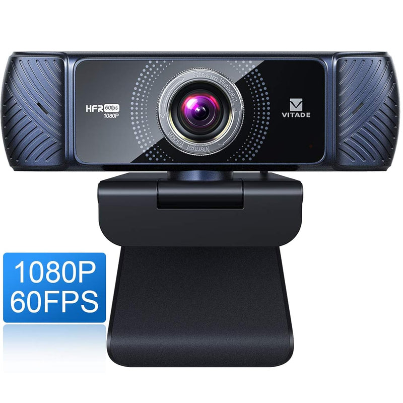 Webcam 1080P 60Fps With Microphone For Streaming, 682H Pro Hd Usb Computer Web