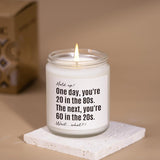 60Th Birthday Gifts For Women Men, 1965 60Th Birthday Decorations For Women Men, Sixty Birthday Candle, 60 Years Old Bday Gifts For Grandma Grandpa - Lavender & Woods Scented Candle 7Oz