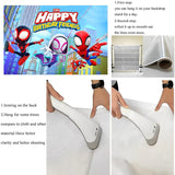 Spider and Friends Birthday Banner 5x3ft Kids Party Backdrop Decor
