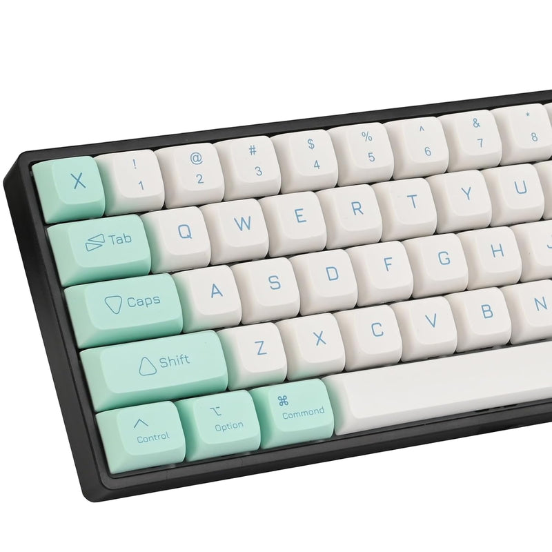 137 Keys Xda Profile Keycaps 75 Percent Cute Ice Mint Pbt Keyboard Caps For Me